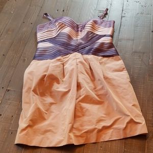 BCBG MAXAZRIA purple and pink dress with pockets